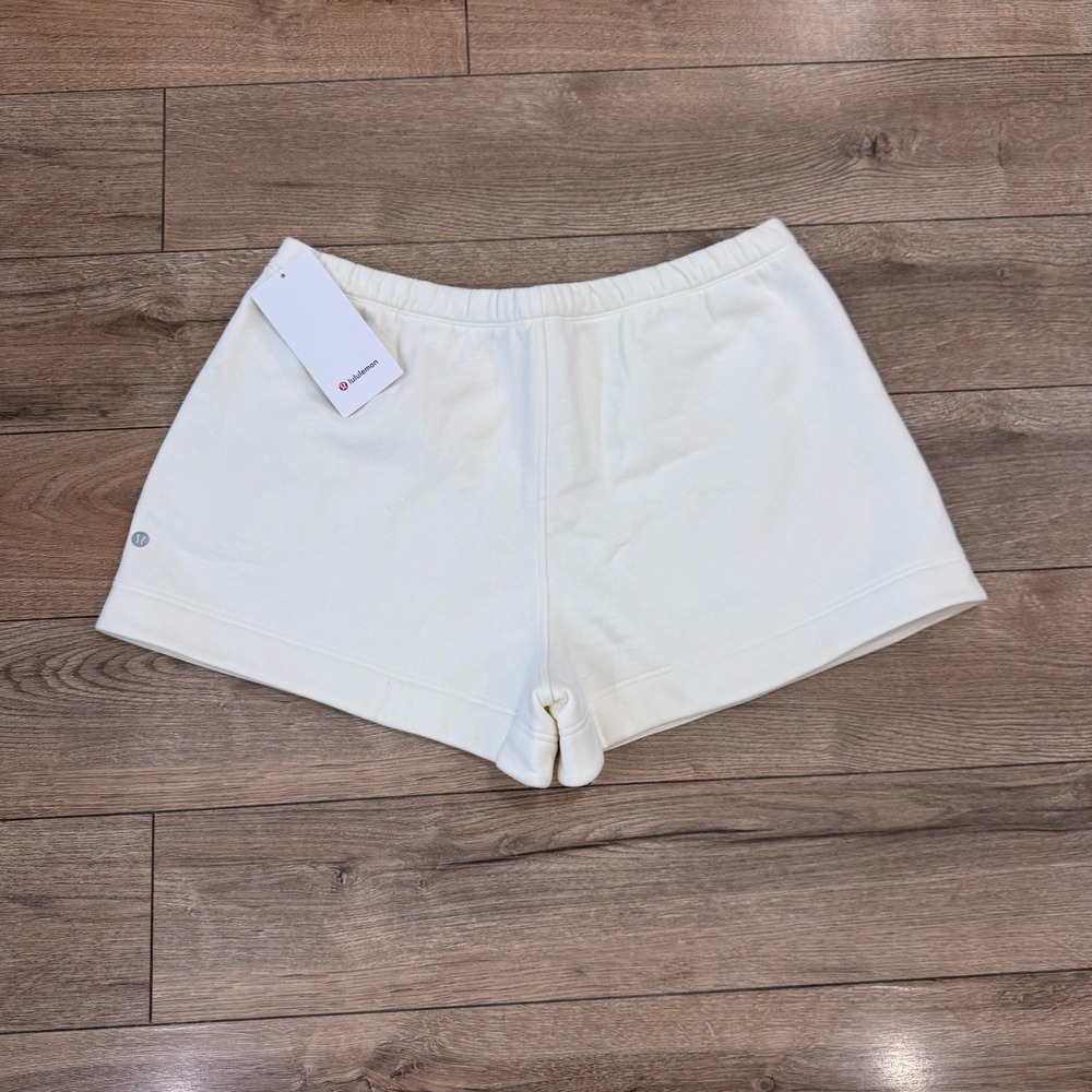 NWT Lululemon Steady State SuperLoft MR Short 3.5 Bone White XL LW7DWIS - Picture 2 of 9